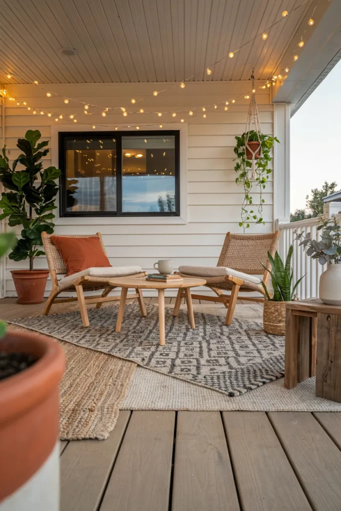 Layered Outdoor Rugs