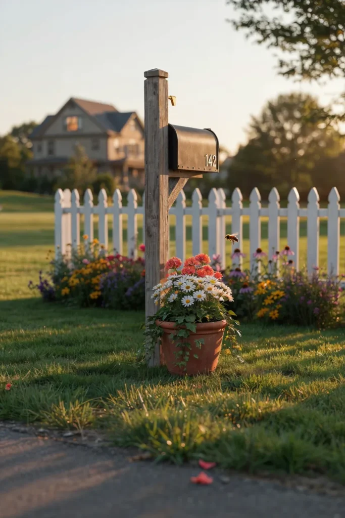 Rustic Mailbox Makeover