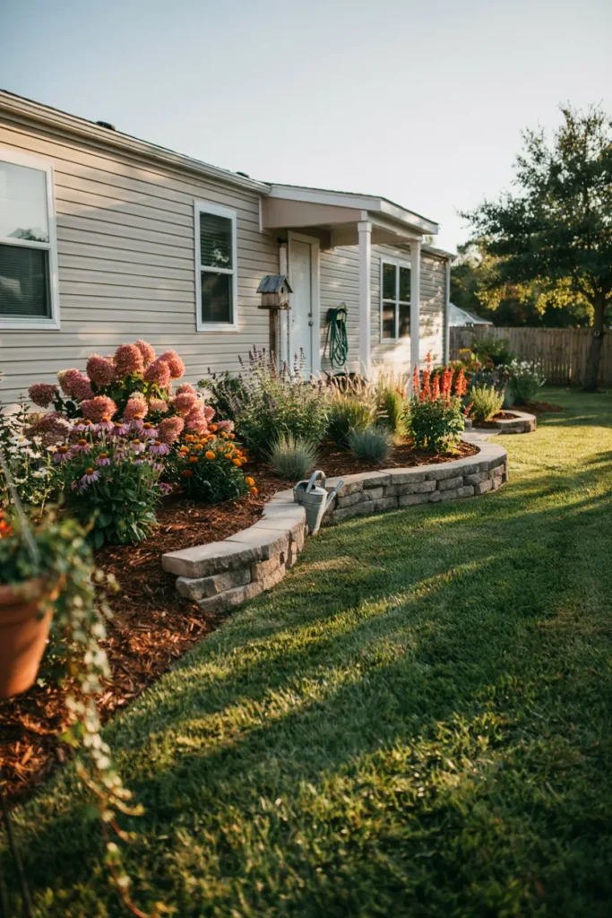 Stone Planter Borders