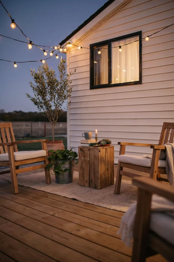 String Light Canopy