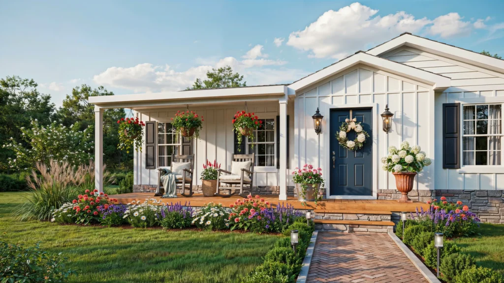 mobile home curb appeal