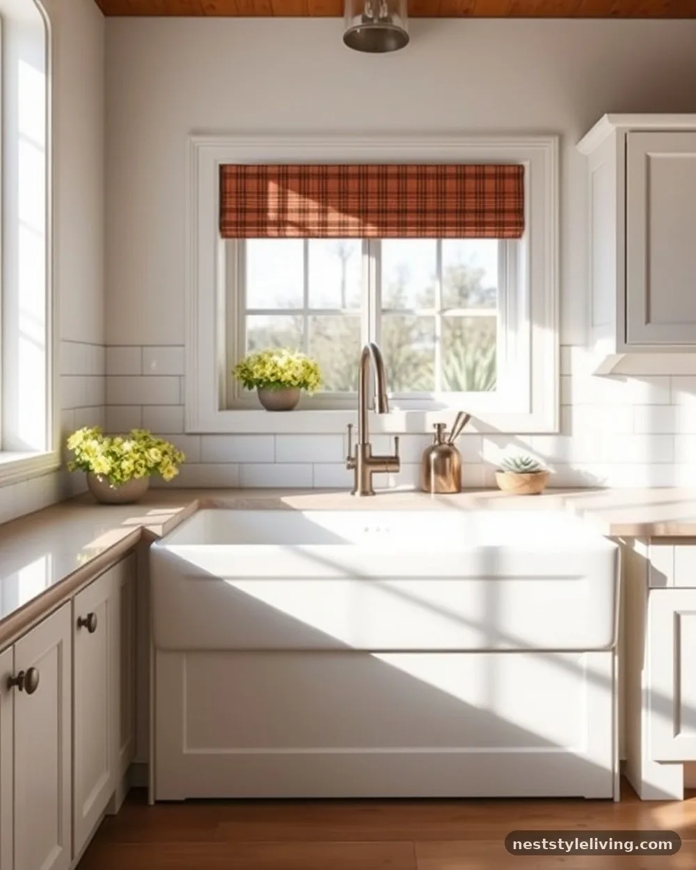 Apron-Front Fireclay Sinks - 23 Farmhouse Cottage Kitchen Ideas for Timeless Charm