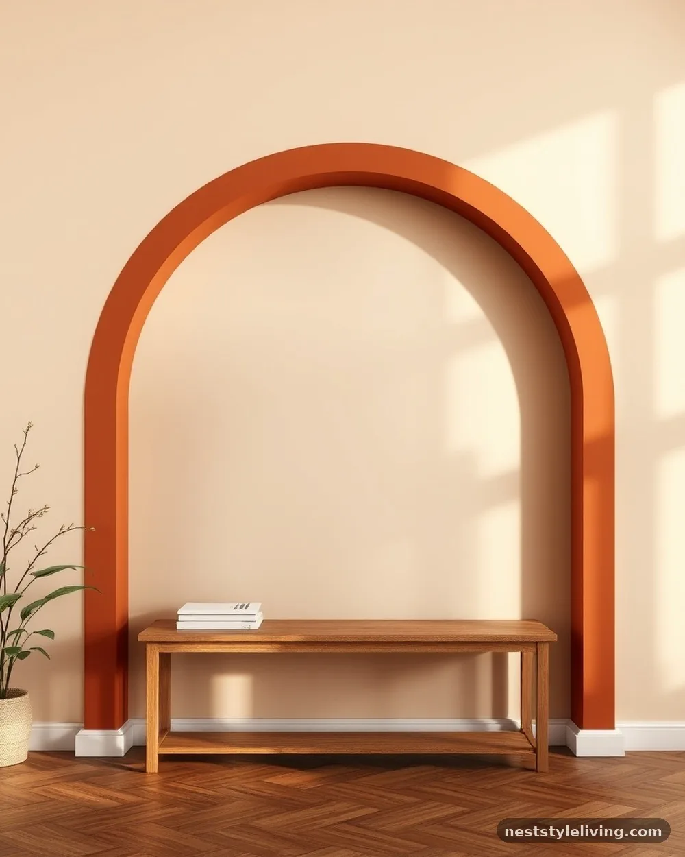 Painted Arch Focal Points - 16 Colorful Apartment Decor Ideas That Feel Fun