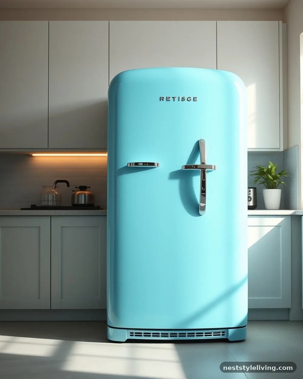 Pastel Smeg-Style Refrigerators - 21 Retro Kitchen Ideas for a Stylish Vintage Look