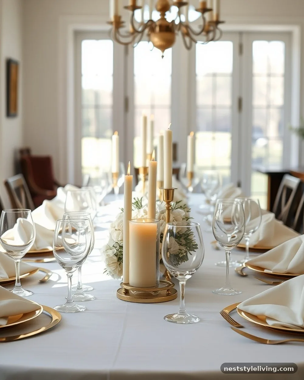 Cream and Gold Color Palette - 18 Ralph Lauren Inspired Christmas Ideas to Recreate
