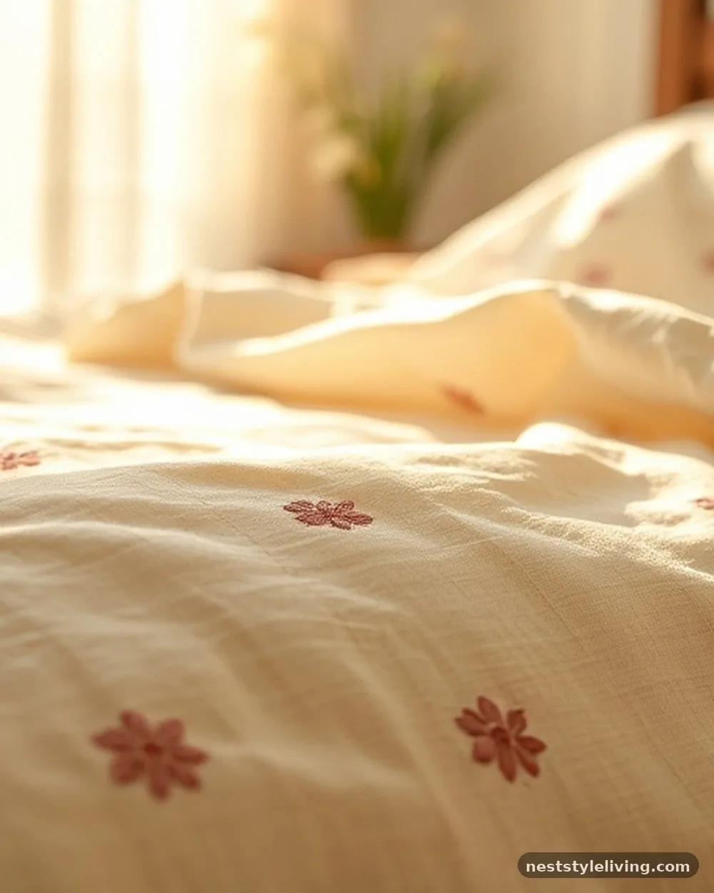 Embroidered Cotton Bedspreads - 19 Boho Bedroom Ideas That Feel Warm and Inviting