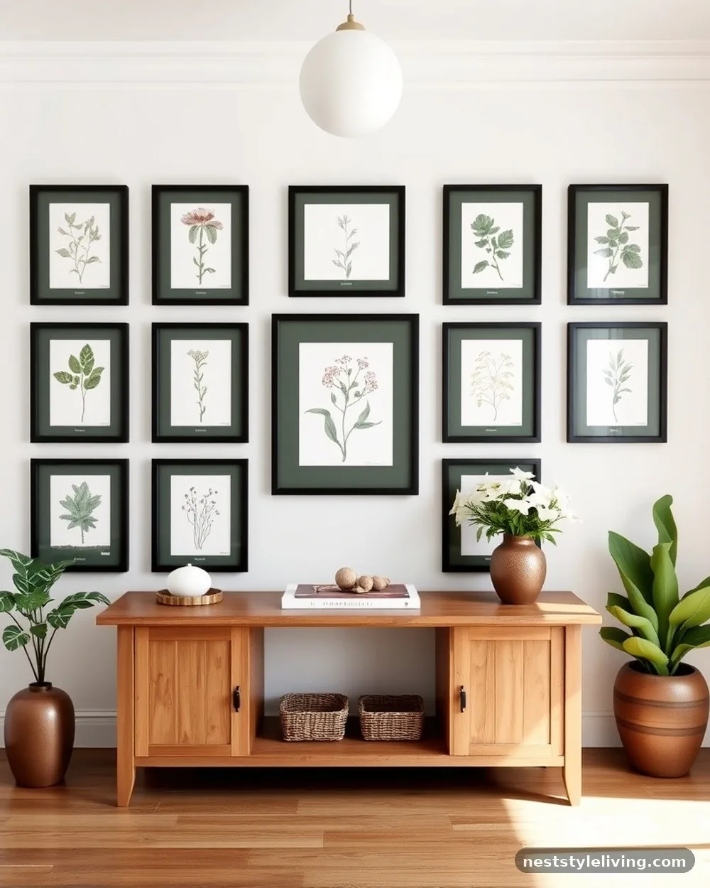 Farmhouse-Inspired Wall Art - 17 Farmhouse Entryway Ideas That Welcome Guests in Style
