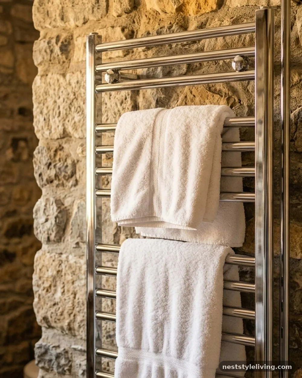 Heated Towel Rails - 17 Guest Bathroom Design Ideas That Feel Luxurious at Home