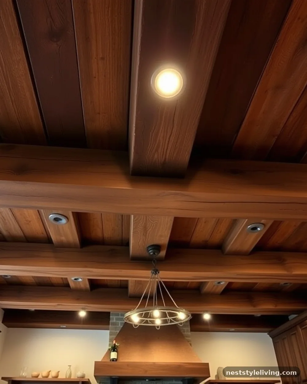 Exposed Ceiling Beams - 14 Cottage Kitchen Ideas for a Timeless Cozy Look