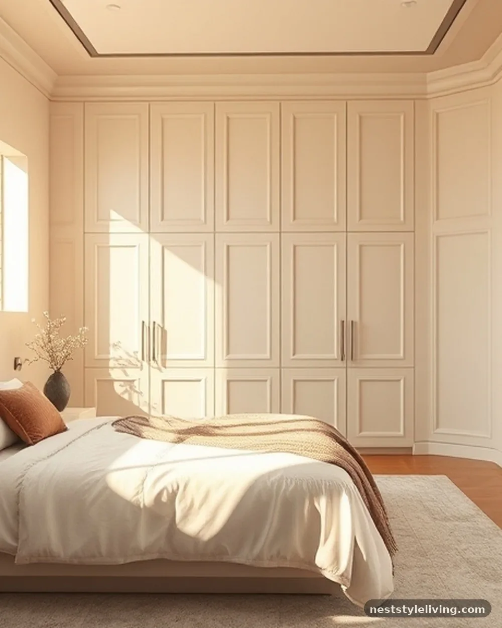 Integrated Hidden Storage - 15 Boutique Style Bedroom Ideas That Feel Luxe