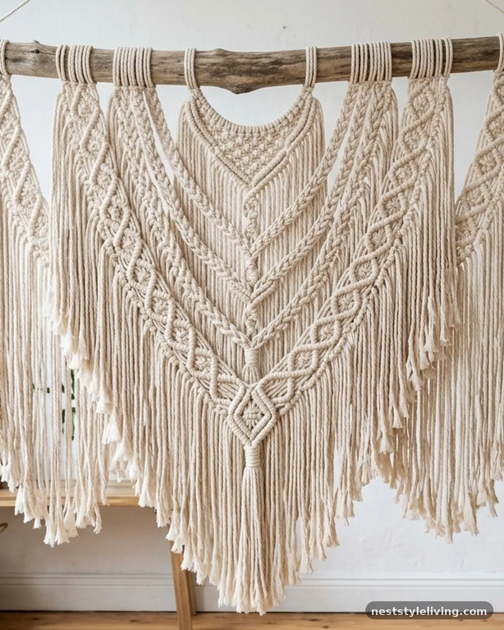 Macramé Wall Hangings - 18 Earthy Boho Bedroom Ideas for a Calm Cozy Retreat