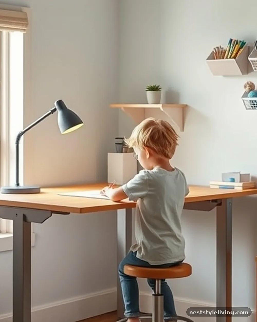 Task-Oriented Desk Station - 22 Cool Bedroom Ideas for Kids They'll Love