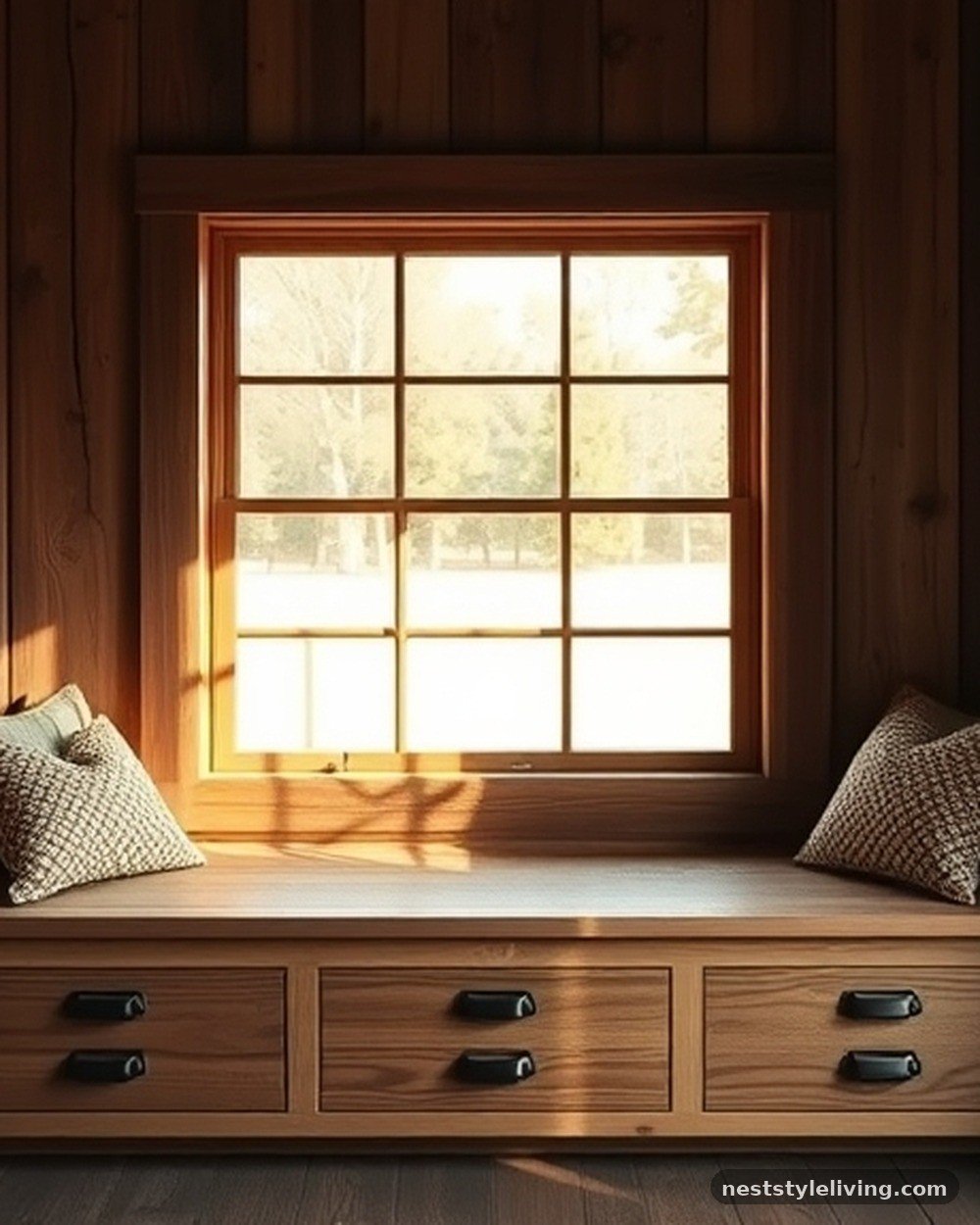 12. Built-in Window Seats with Storage
