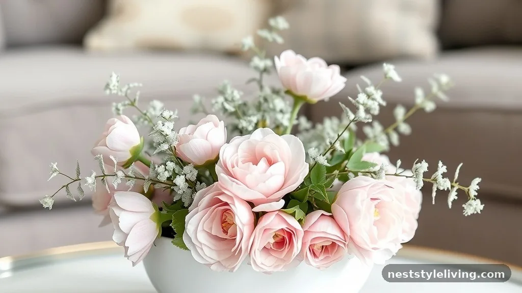 Ranunculus and Dusty Miller - 18 Winter Floral Arrangements for a Magical Home