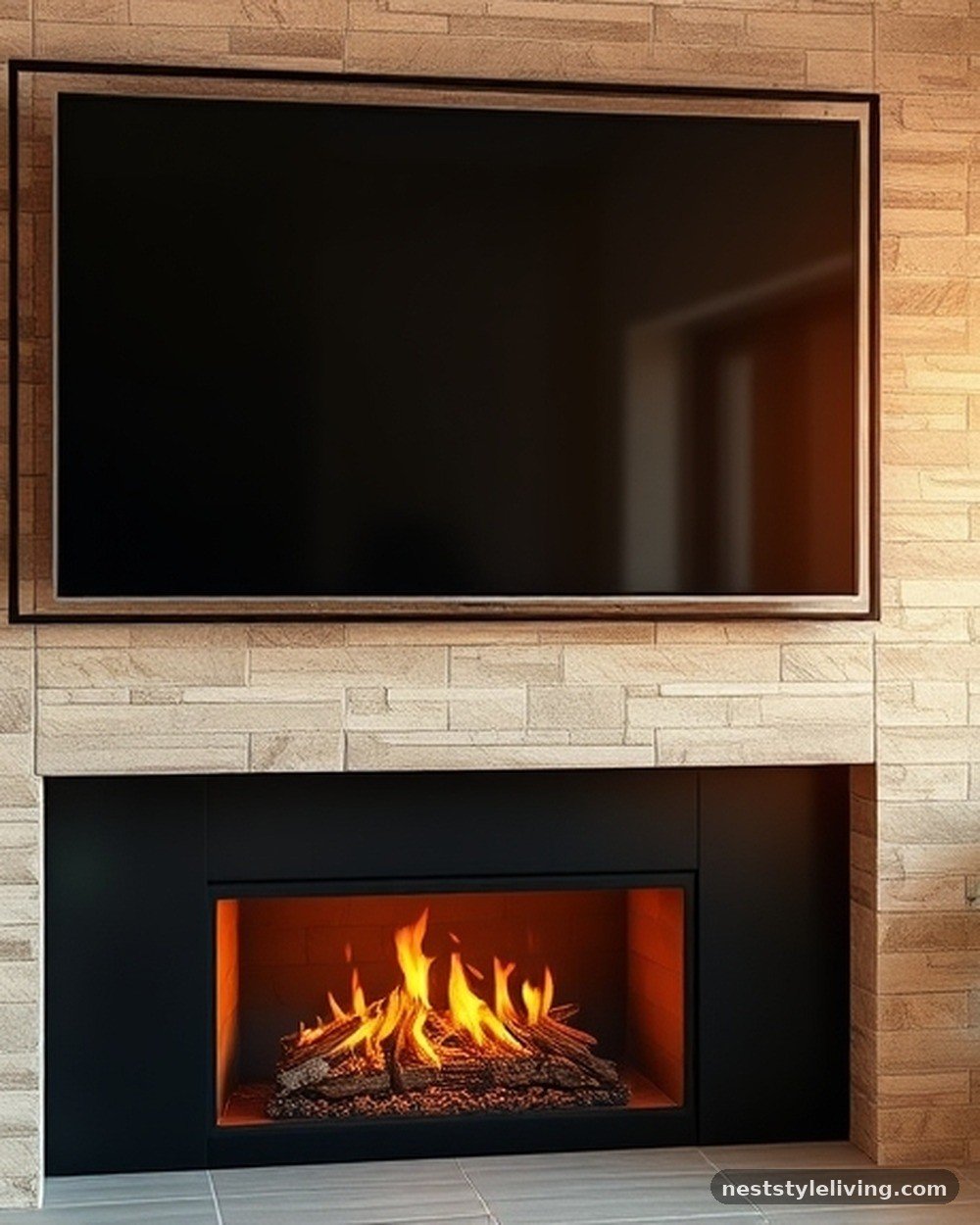 12. Recessed TV Niche