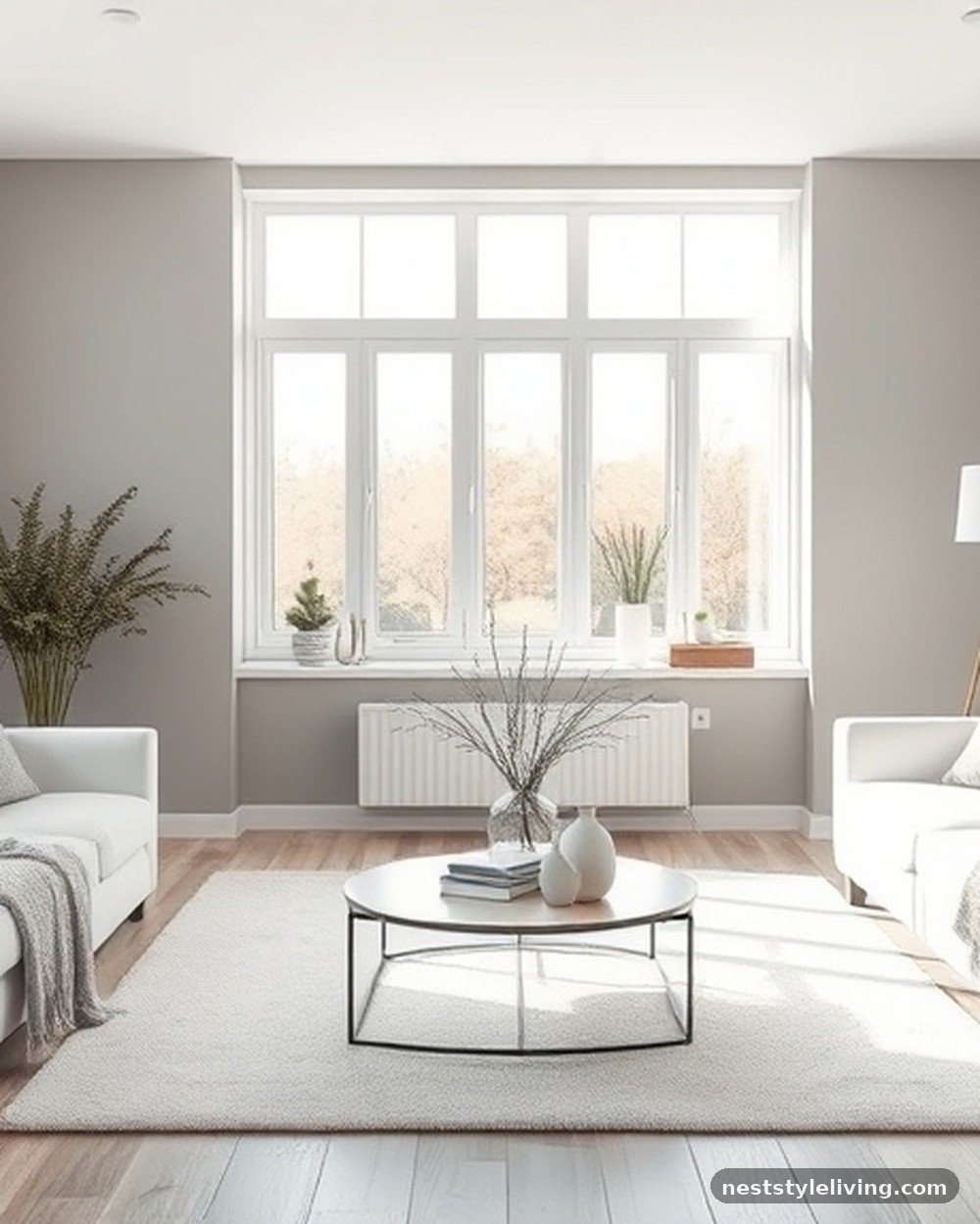 13. Pebble Gray and Crisp White