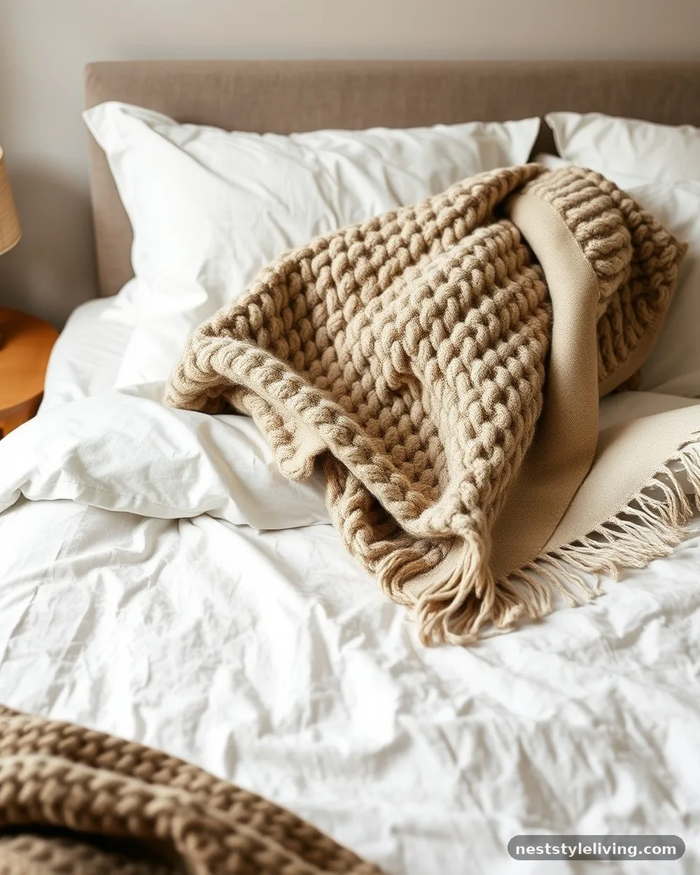 Textured Throw Blankets - 15 Dark Boho Bedroom Ideas That Feel Moody and Magical