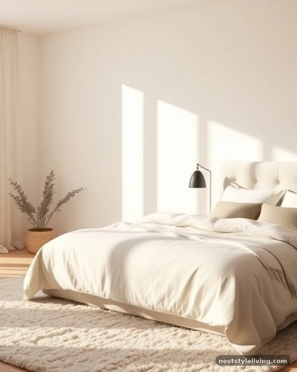 Acoustic Softening - 14 Minimalist Bedroom Ideas That Feel Calm and Cozy
