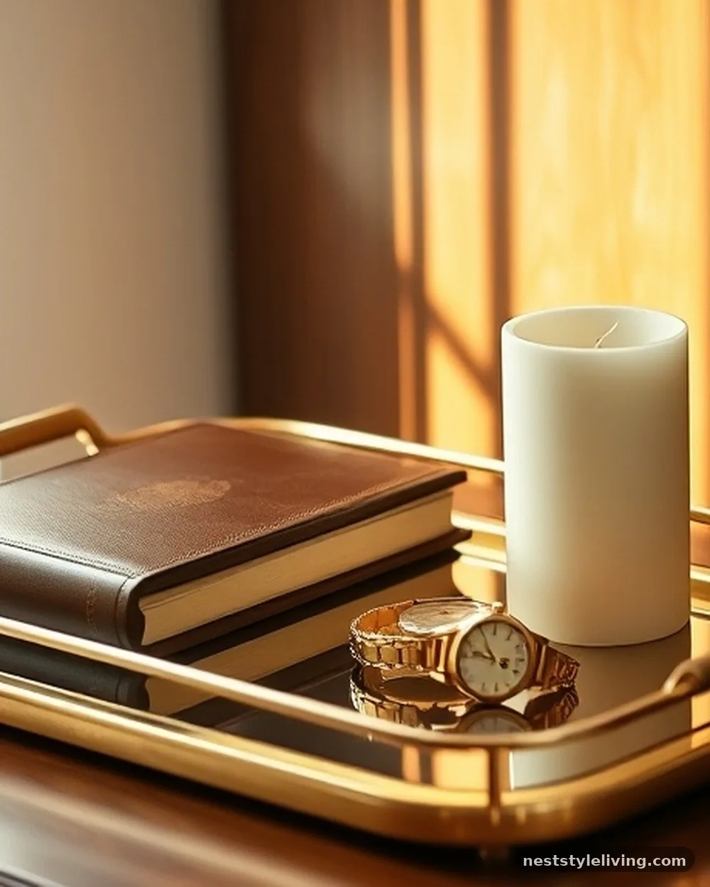 Decorative Trays for Organization - 16 Nancy Meyers Inspired Bedroom Ideas to Copy