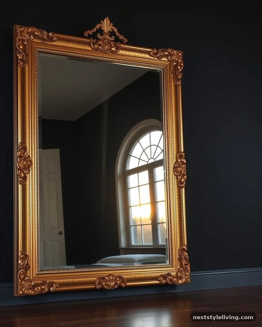 Floor-to-Ceiling Mirrors - 15 Dark Boho Bedroom Ideas That Feel Moody and Magical
