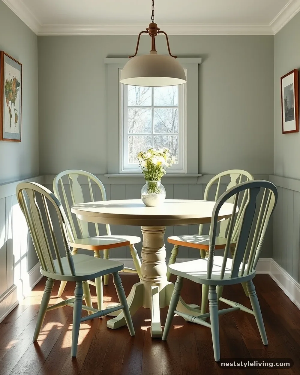 Mismatched Vintage Chairs - 21 Retro Kitchen Ideas for a Stylish Vintage Look