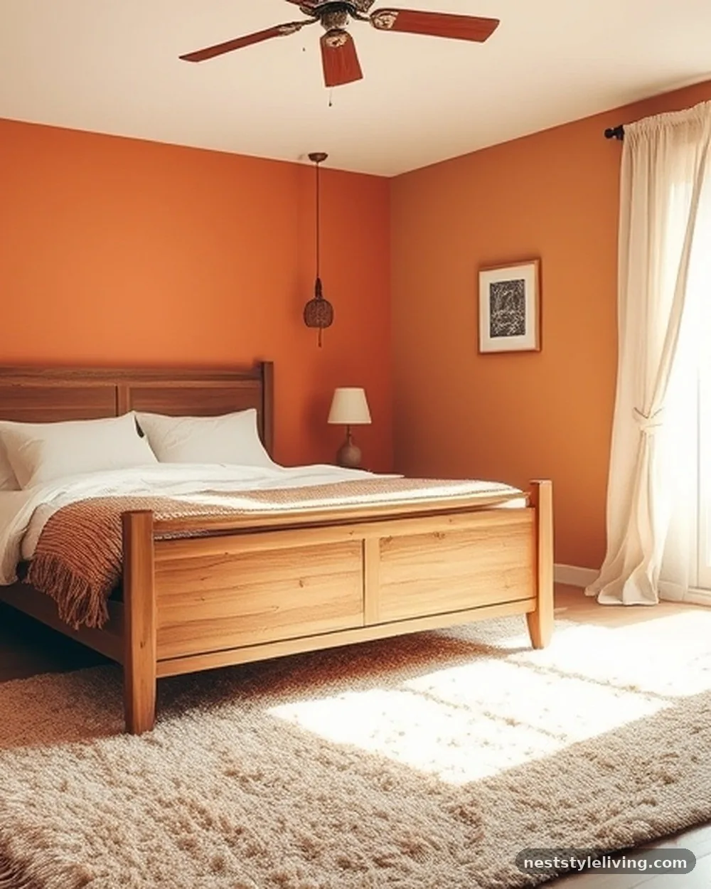 Muted Earth-Tone Wall Paint - 19 Boho Bedroom Ideas That Feel Warm and Inviting