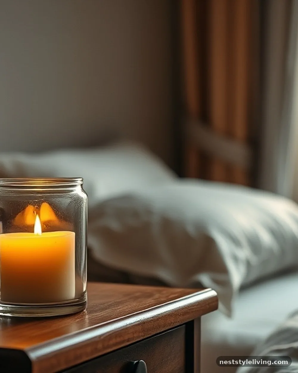 Scented Candles in Classic Glass - 16 Nancy Meyers Inspired Bedroom Ideas to Copy