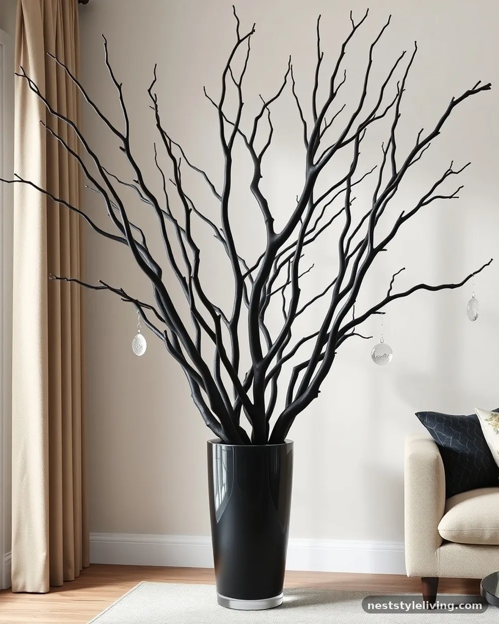 Sculptural Branch Arrangements - 18 Classy Christmas Decor Ideas That Look Expensive