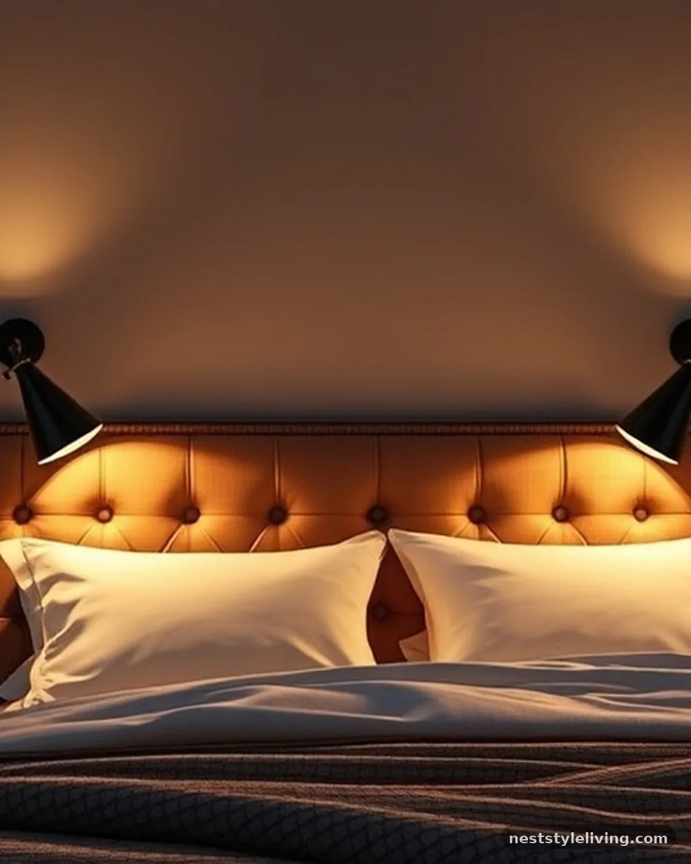 Soft, Area-Defining Lighting - 15 Boutique Style Bedroom Ideas That Feel Luxe