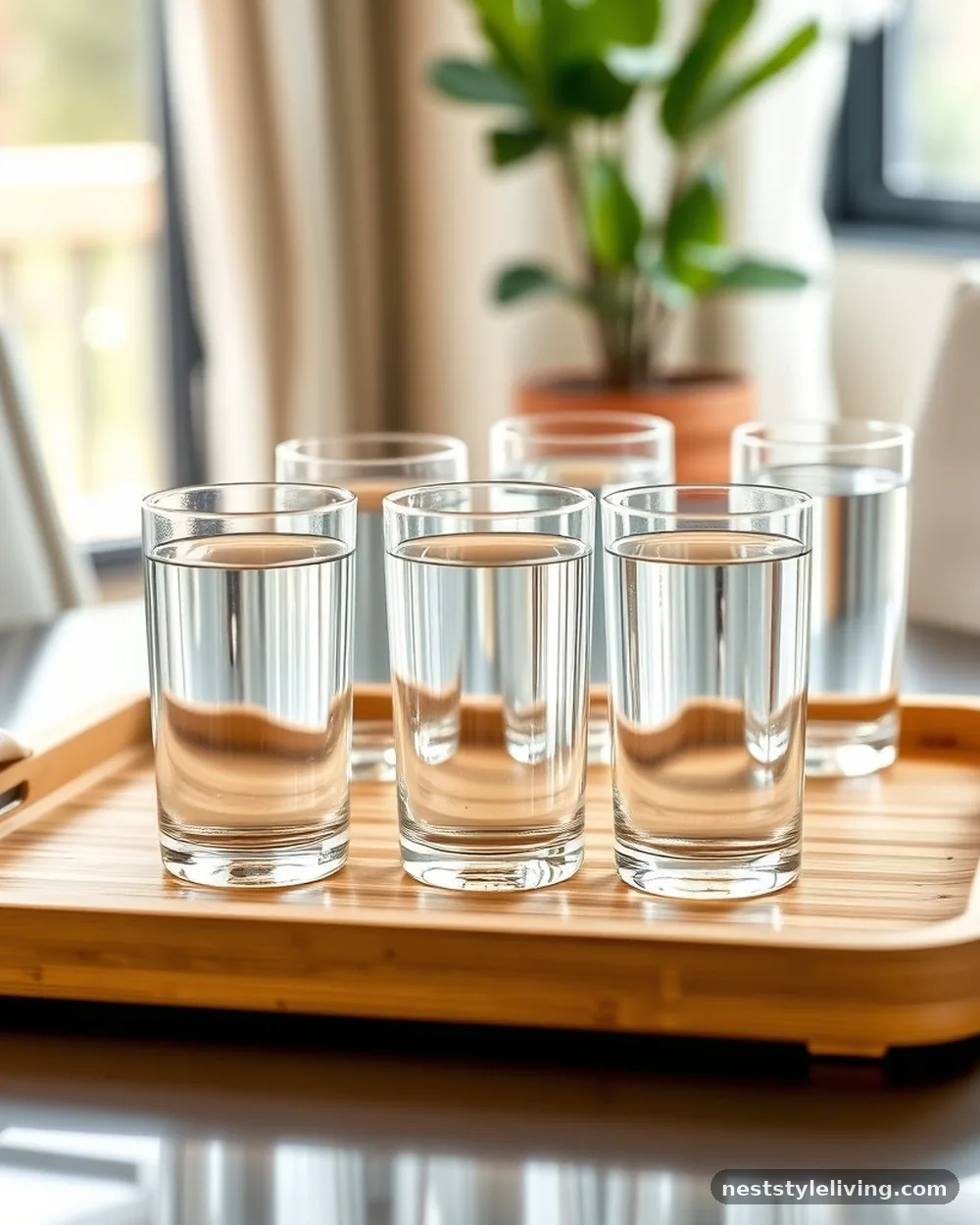 Bamboo Serving Trays - 16 Nature Inspired Table Ideas to Bring the Outdoors In