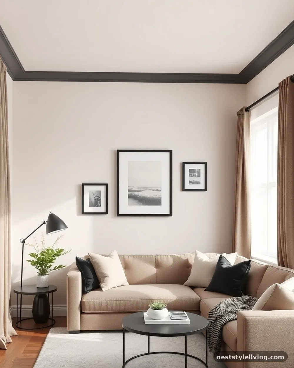 Black Metal Accents - 22 Boho Living Room Ideas That Look Designer Approved