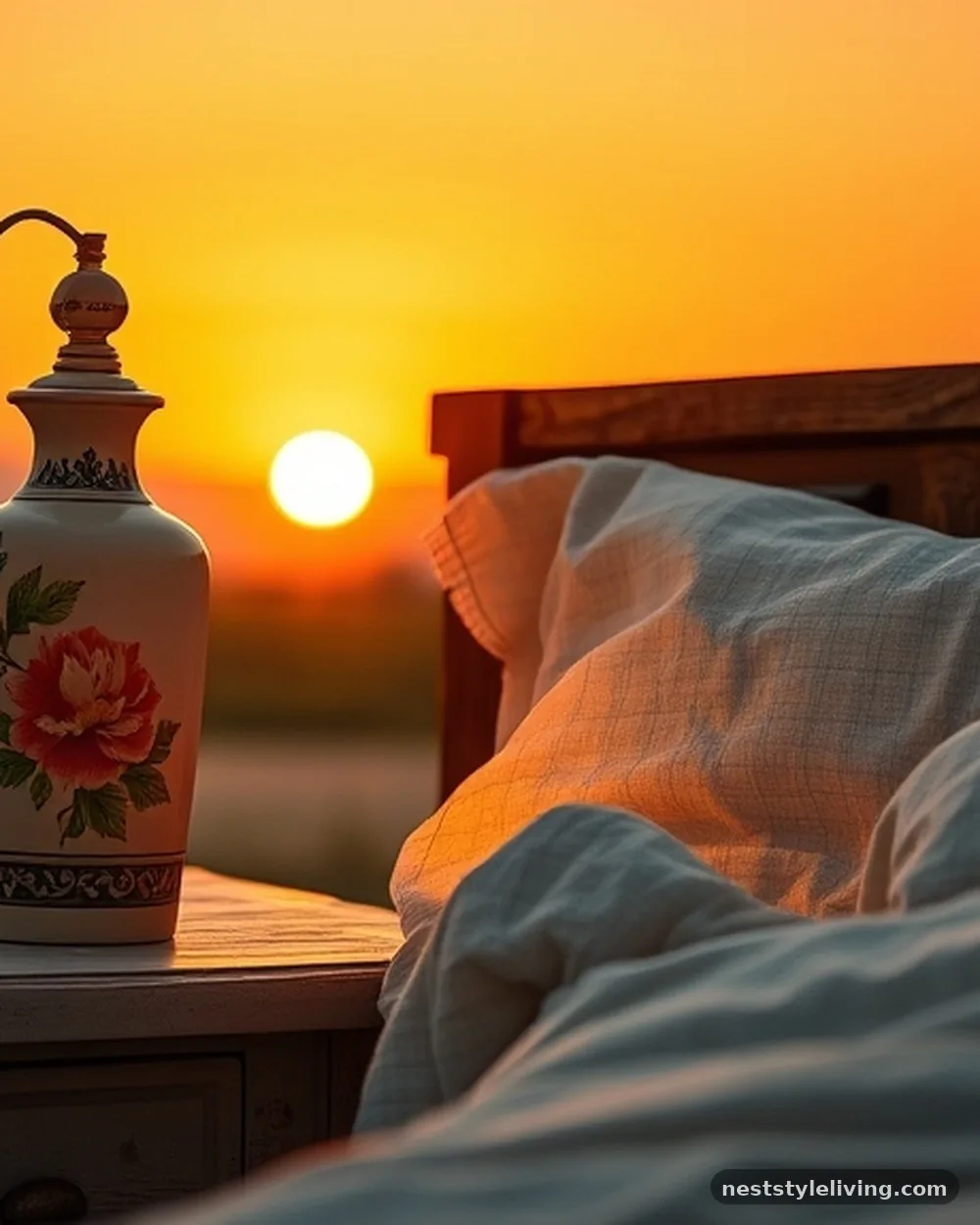 Vintage-Inspired Bedside Lamps - 19 Boho Bedroom Ideas That Feel Warm and Inviting