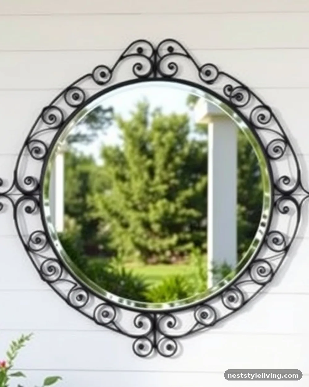 Framed Entryway Mirrors - 17 Winter Porch Ideas for a Cozy Seasonal Welcome