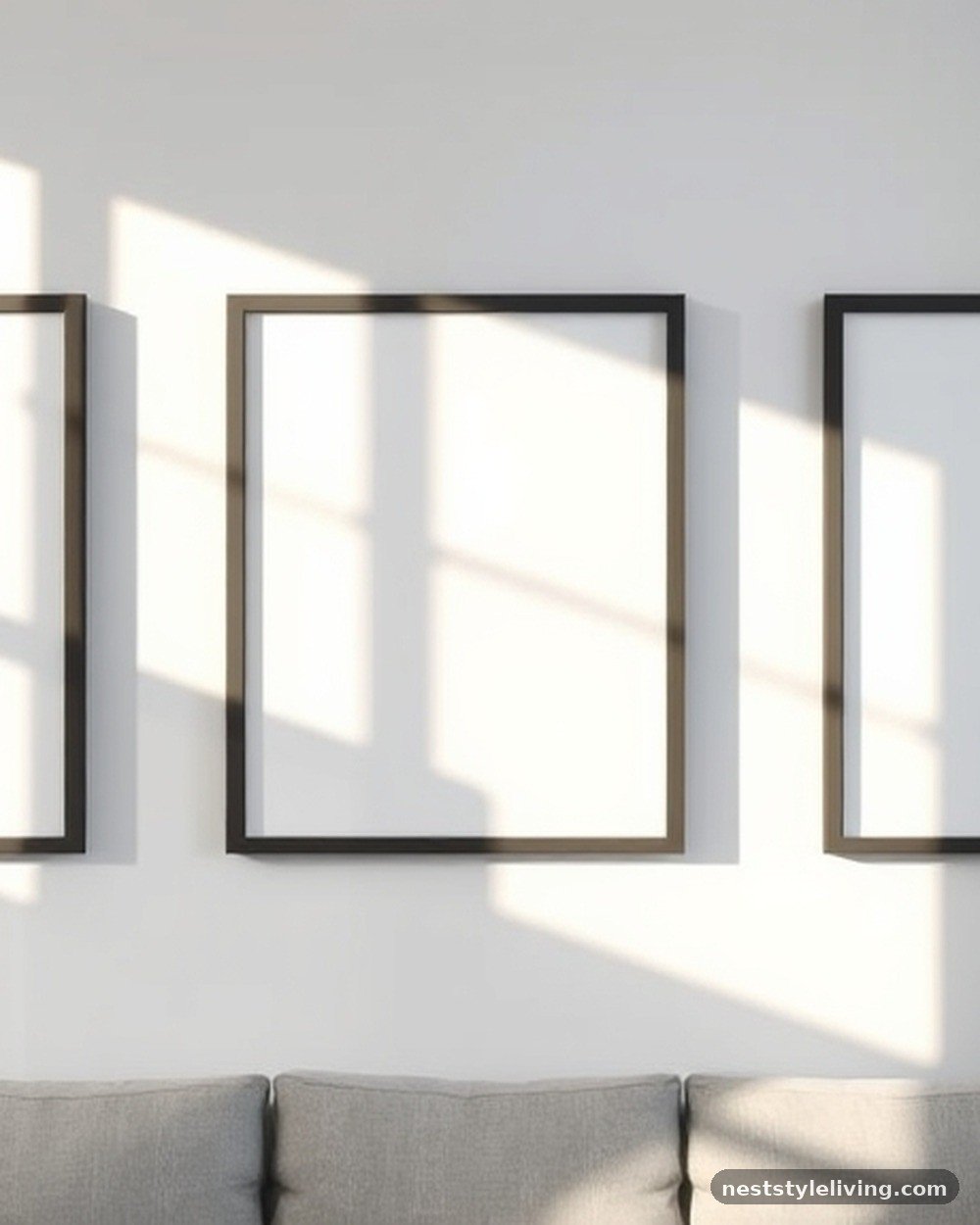 17. Matte Black Picture Frames