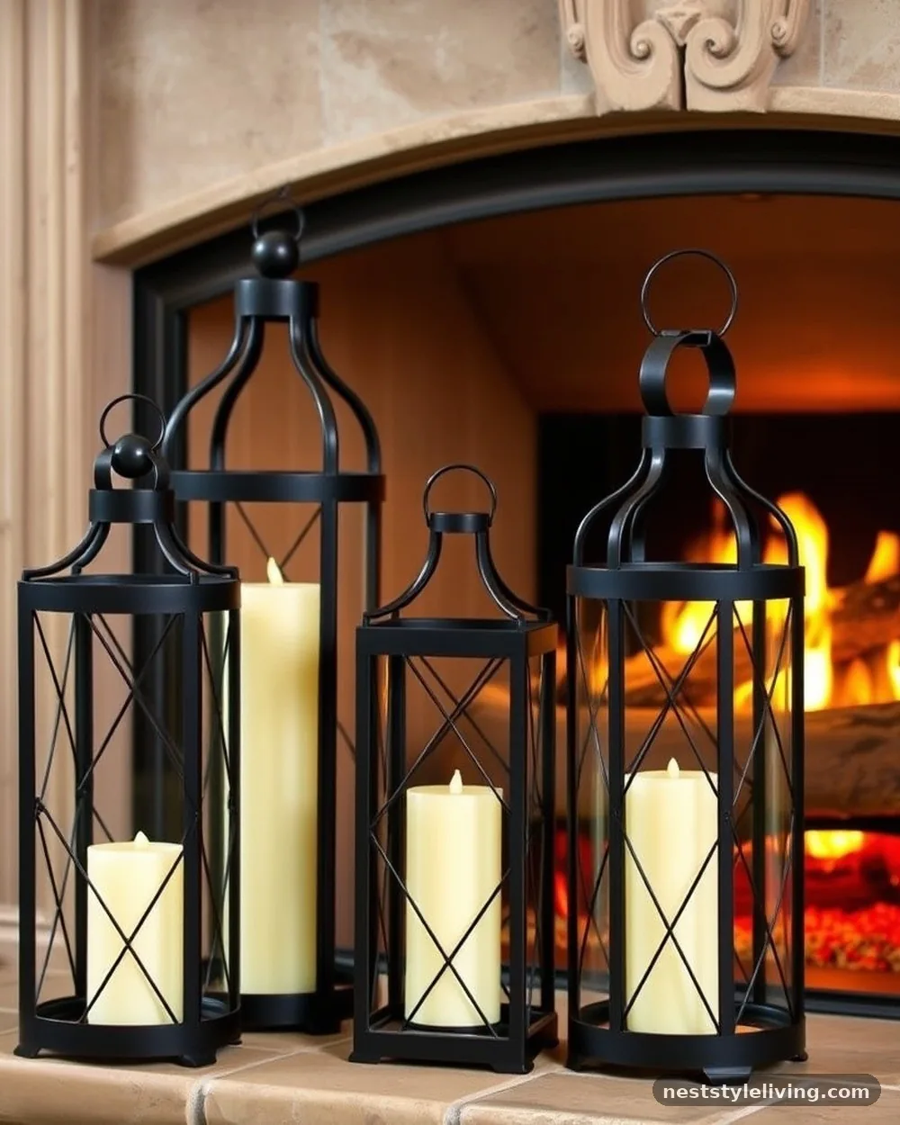 Wrought Iron Lanterns - 18 Ralph Lauren Inspired Christmas Ideas to Recreate