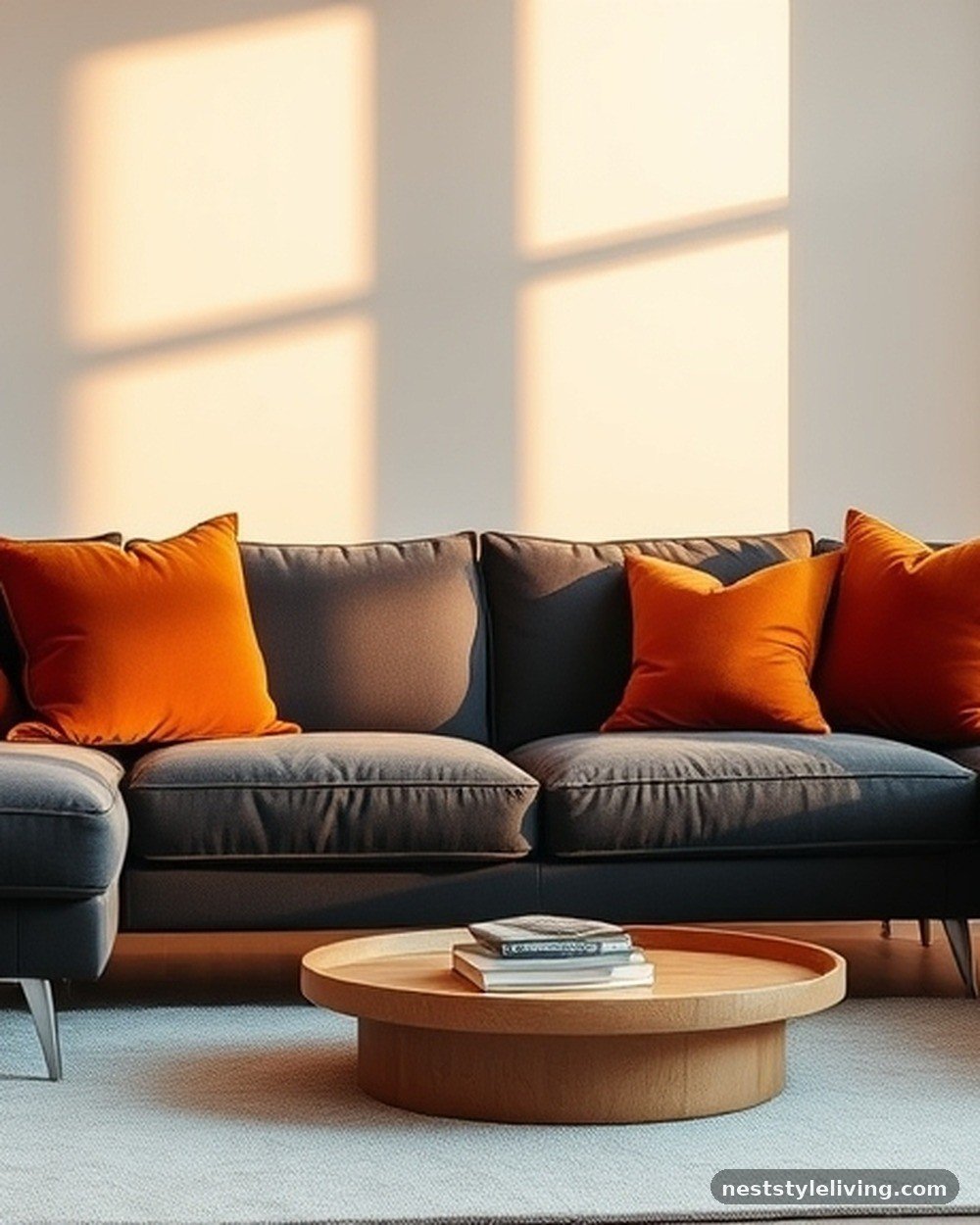 18. Burnt Orange and Slate
