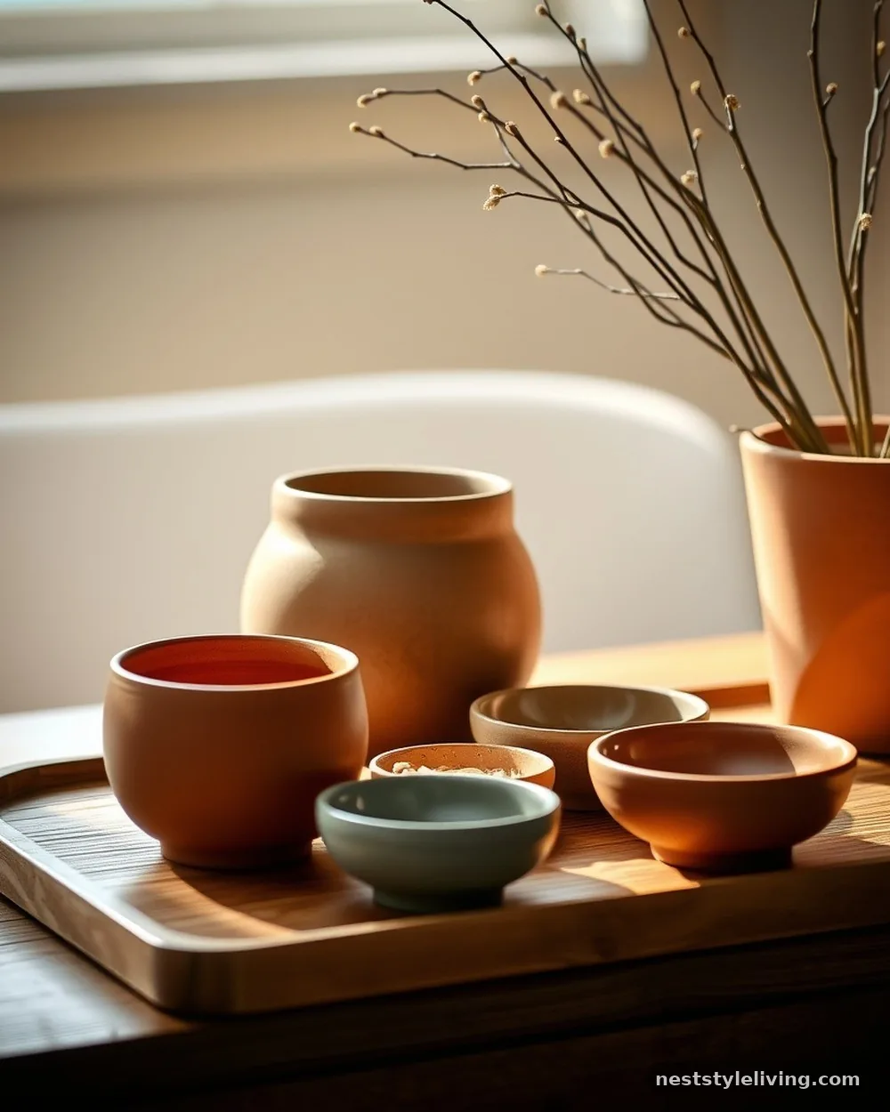 Earthy Terracotta Accents - 21 Boho Apartment Ideas for a Cozy Soulful Space