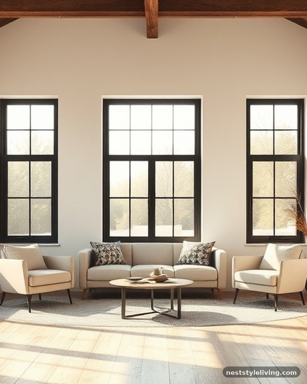 18. High-Contrast Window Trims