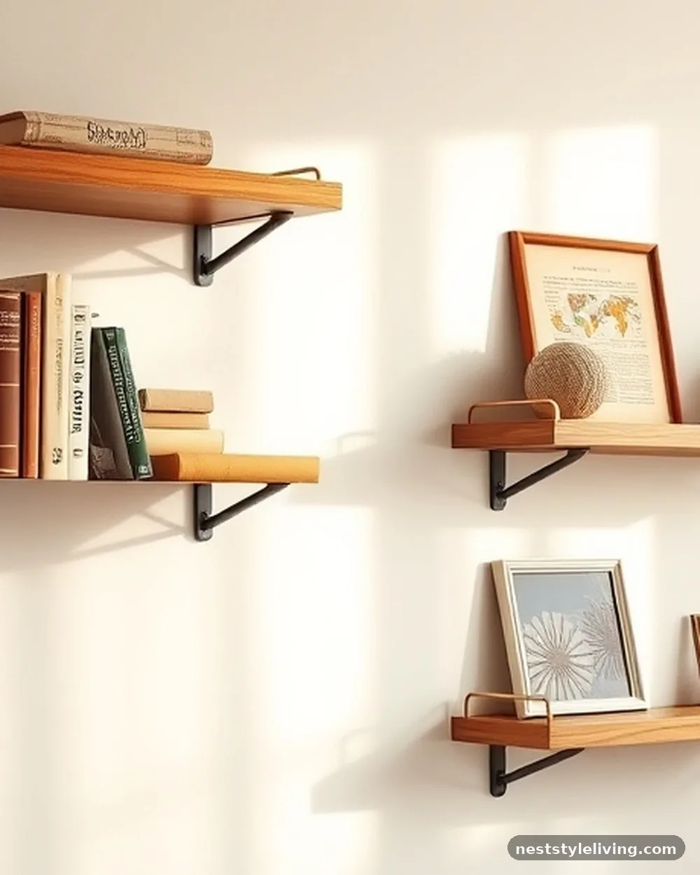 Open Shelving with Curated Decor - 19 Boho Bedroom Ideas That Feel Warm and Inviting