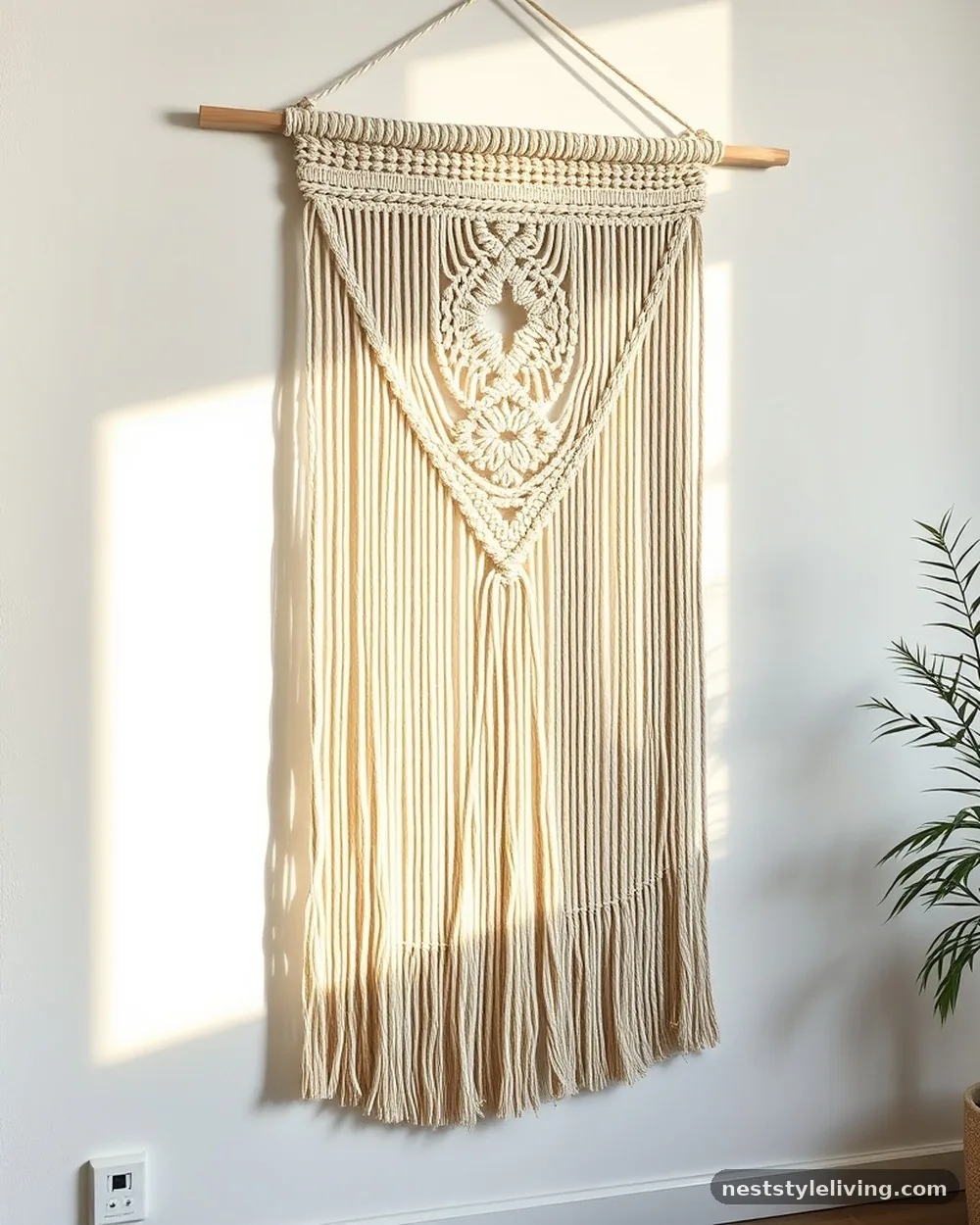 Macramé Wall Hangings - 21 Boho Apartment Ideas for a Cozy Soulful Space