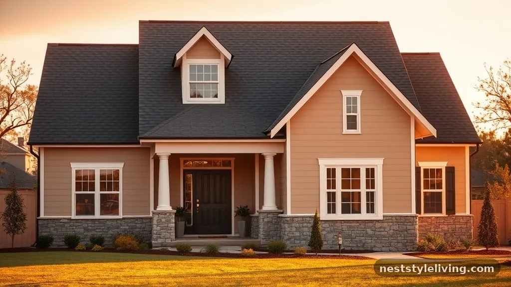 Warm Greige - 20 Exterior House Color Trends to Try This Year