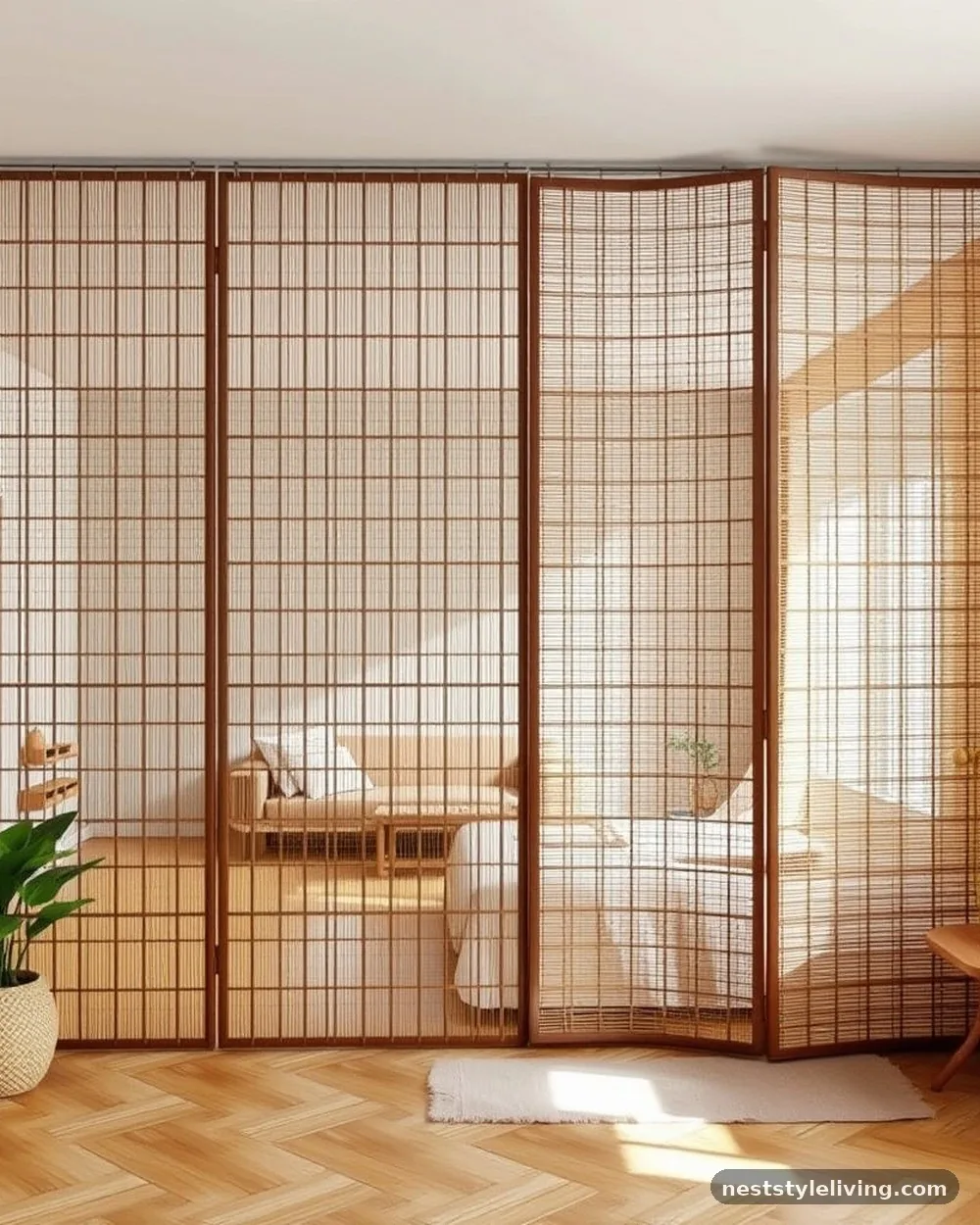 Macramé or Woven Room Dividers - 21 Boho Apartment Ideas for a Cozy Soulful Space