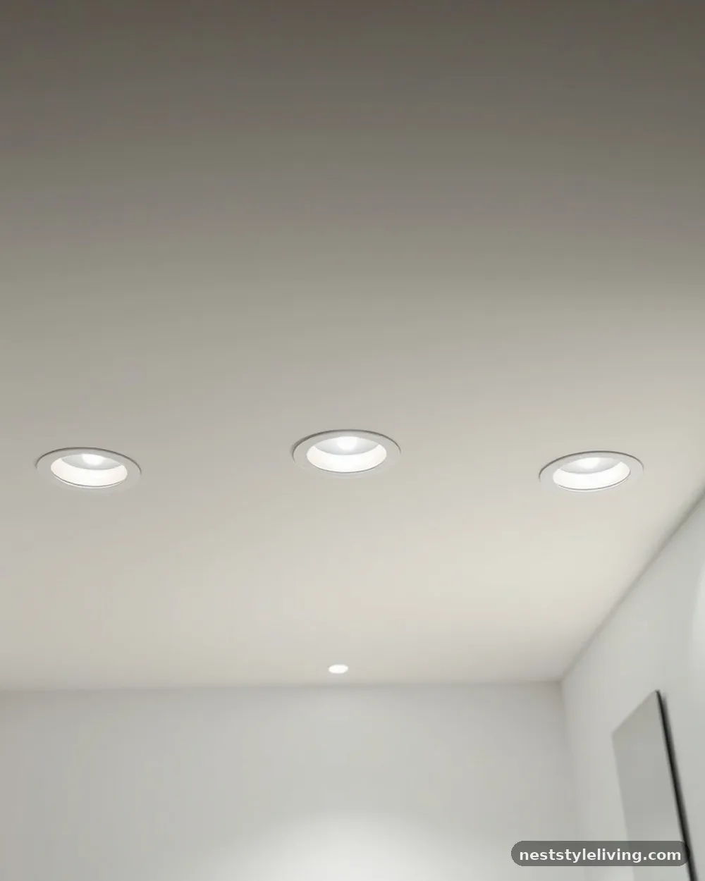 Recessed Ceiling Lighting - 23 Half Bathroom Design Ideas That Make a Big Impact