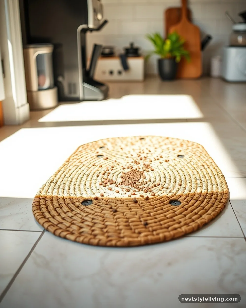 Task-Specific Rug or Mat - 21 Coffee Bar at Home Ideas for a Stylish Cozy Space