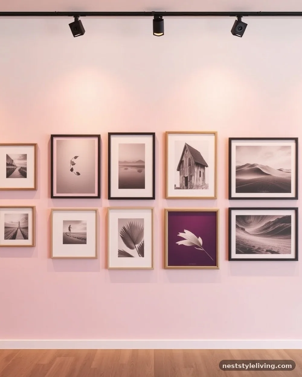 Gradient Gallery Walls - 16 Colorful Apartment Decor Ideas That Feel Fun