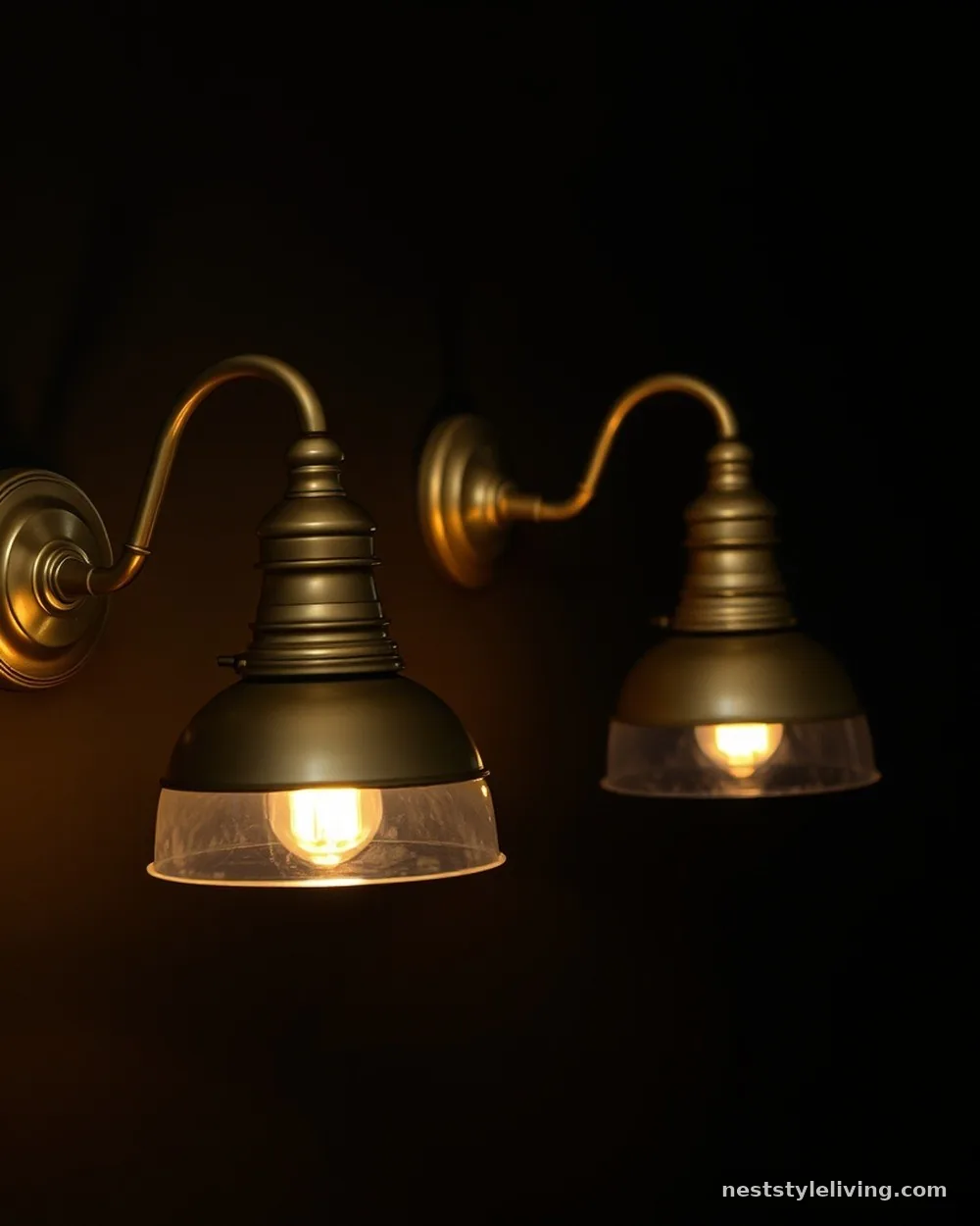Antique Brass Wall Sconces - 15 Dark Boho Bedroom Ideas That Feel Moody and Magical