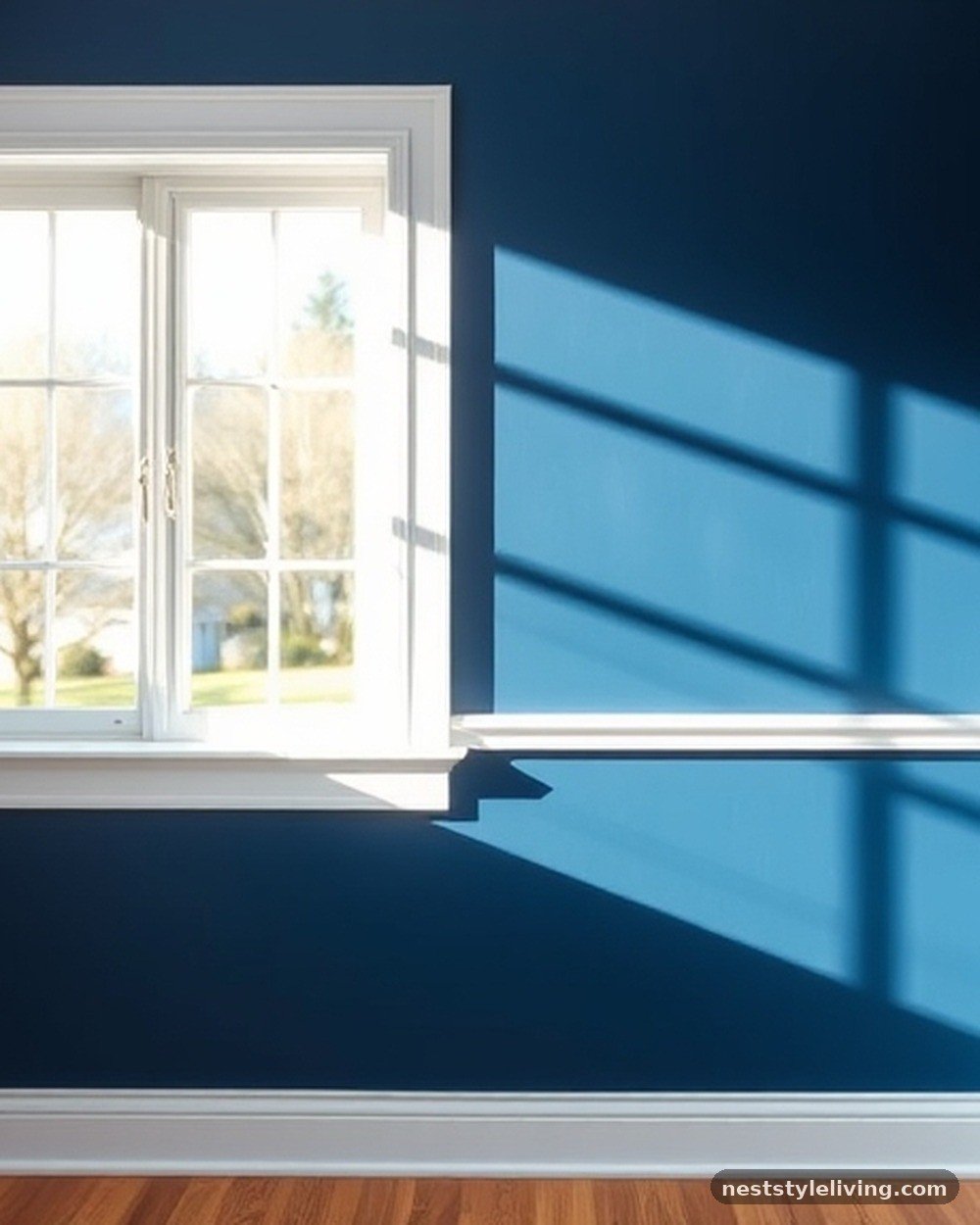 4. Crisp White Architectural Trim