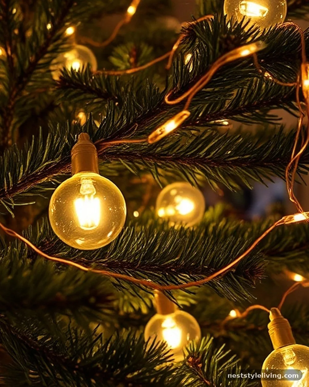 Warm Glow Fairy Light Layers - 15 Christmas Tree Decor Ideas for a Magical Holiday