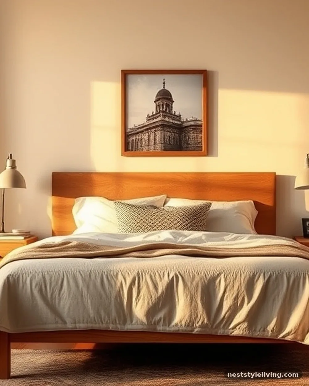 Asymmetric Nightstand Pairings - 21 Master Bedroom Ideas for a Stylish Cozy Retreat