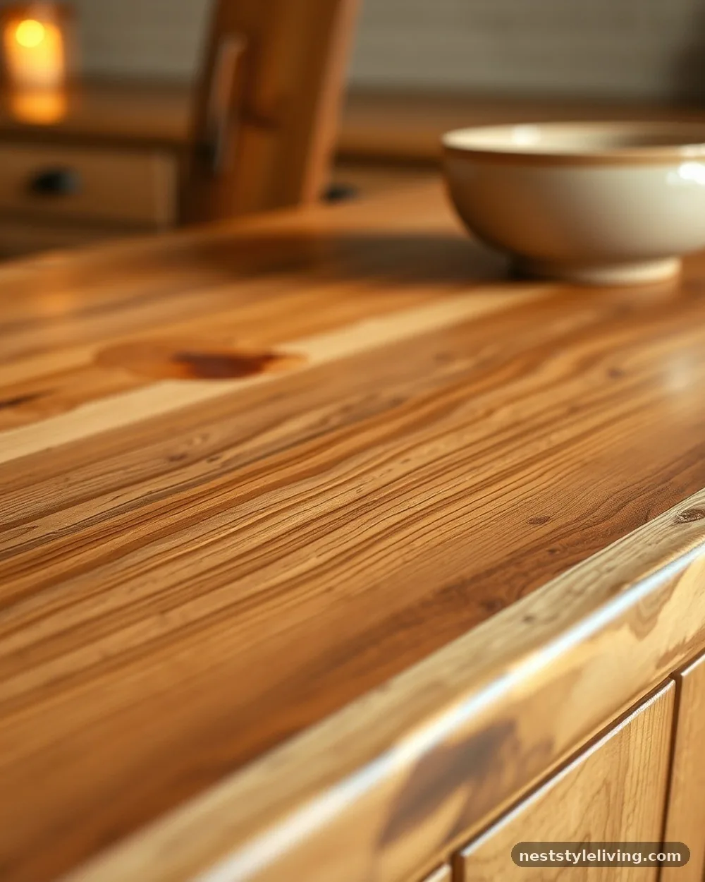 Butcher Block Countertops - 14 Cottage Kitchen Ideas for a Timeless Cozy Look